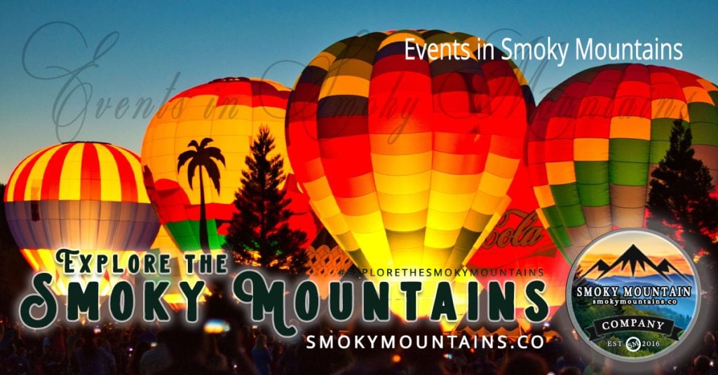 A scenic view of the Smoky Mountains with a focus on events happening in the area.